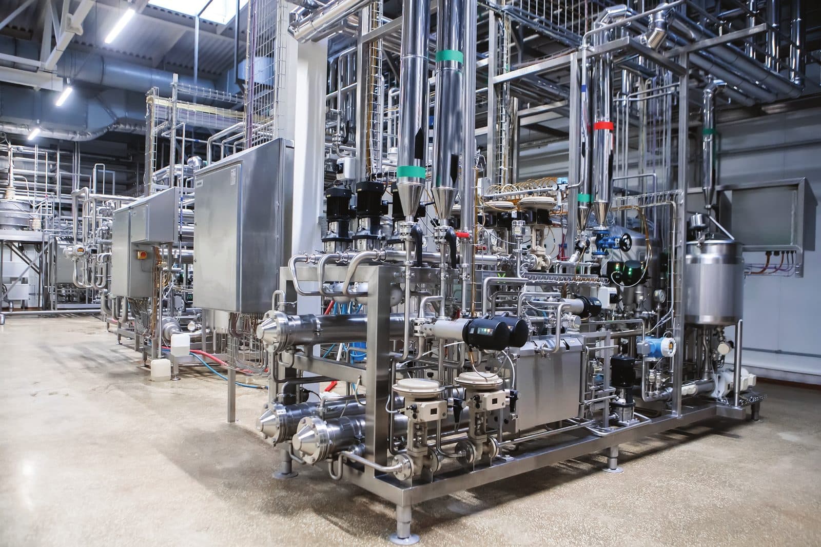 Industrial process piping facility